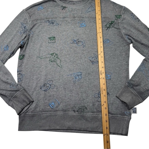 Disney Ink and Paint Gray Sweatshirt - Picture 2 of 10